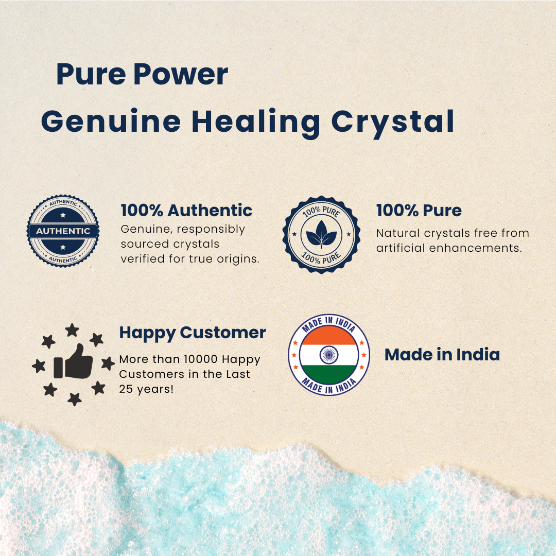 Enchanting Krystals Original Clear Quartz Lingam Stone | Natural Crystal for Meditation, Healing & Spiritual Energy | Sacred Idol for Puja & Home Decor.