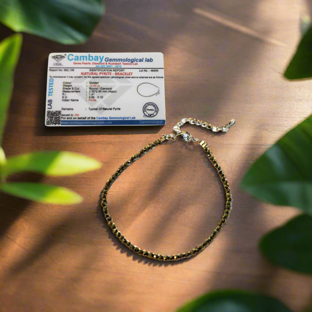 पाइराइट फेसेटेड पायल