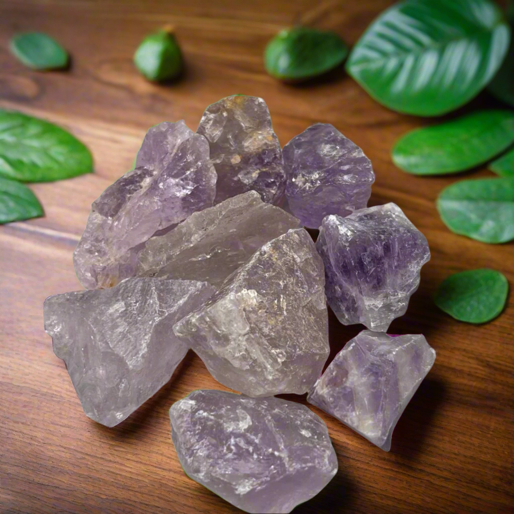 Amethyst Natural Crystal Healing/Rough Raw Stone, Reiki Stones Healing, Aura cleaning, enhance Positive energy (500 g).