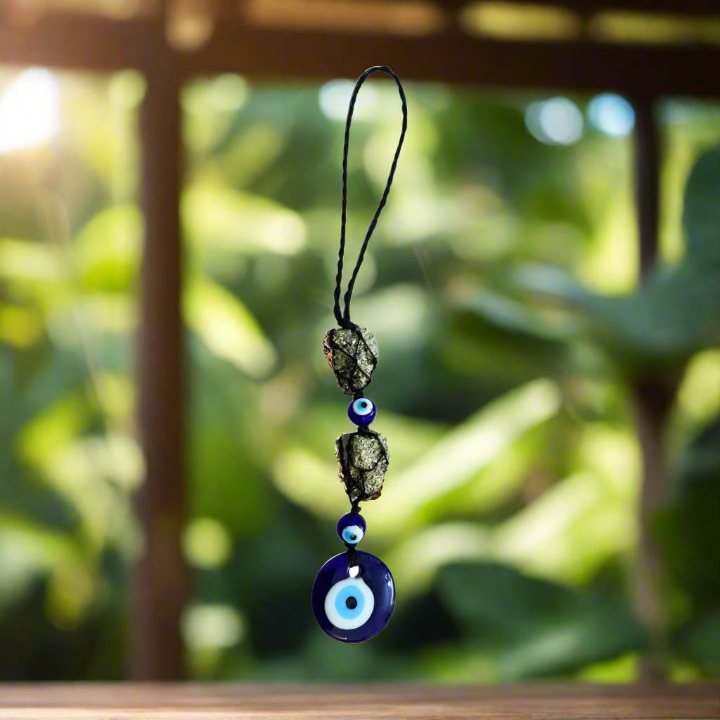 Evil Eye with Pyrite, Door & Car hanger