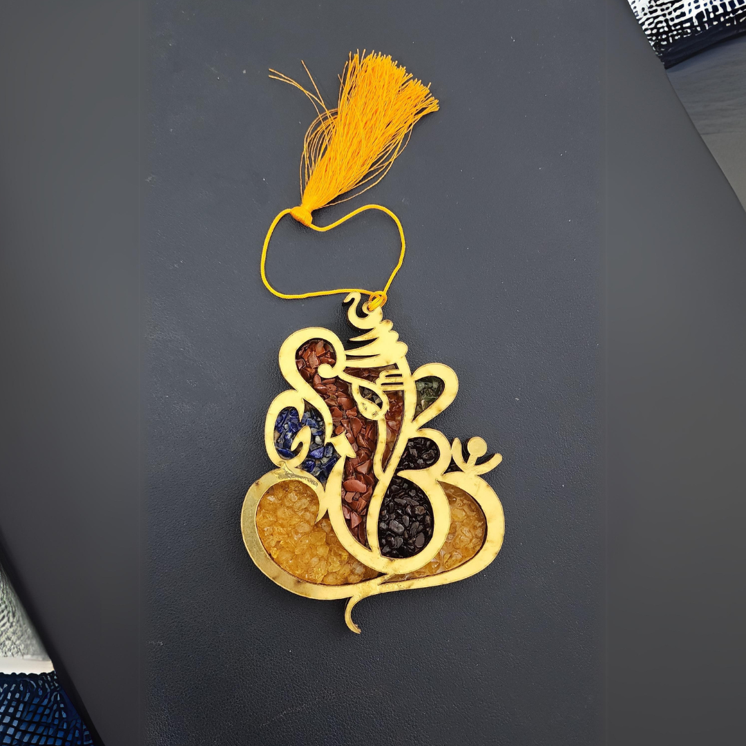 Diwali Gift for Home & Office |7 Chakra Ganpati Hanger, Car Hanging, Entrance Hanging