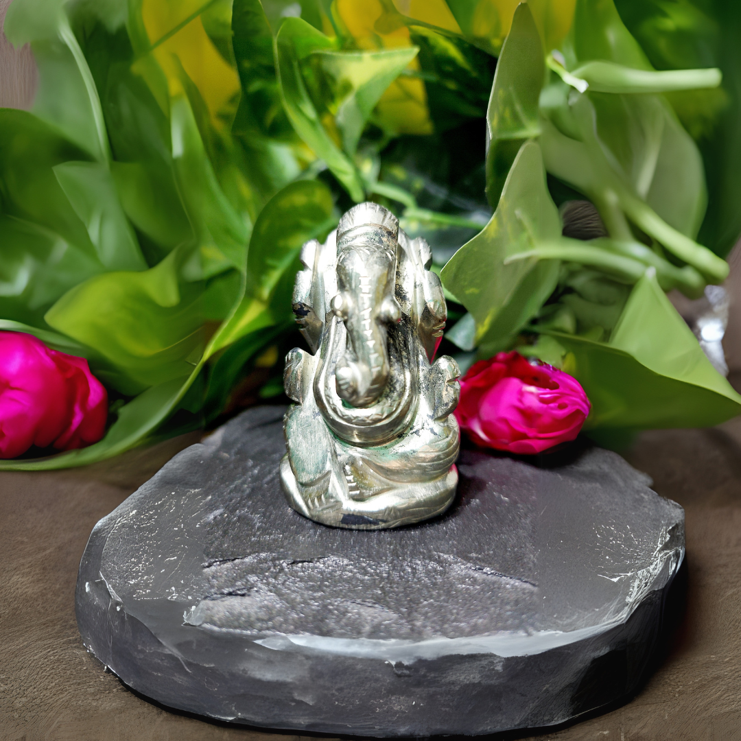 Pyrite Ganesha 2"