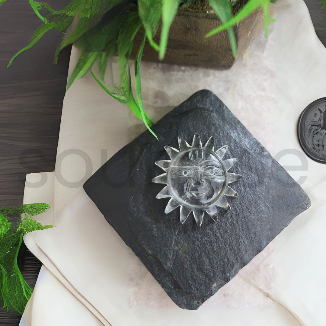Clear Quartz Sun