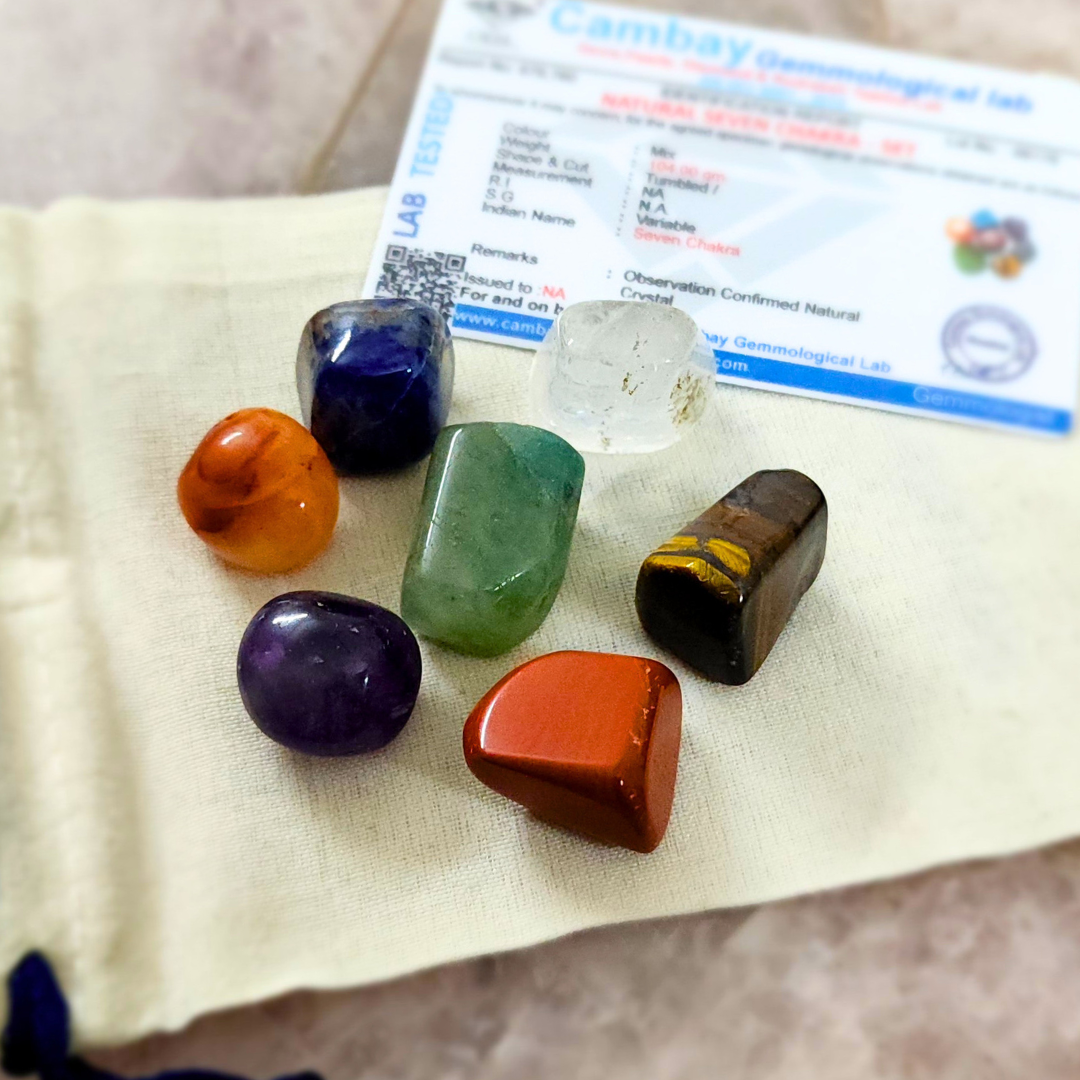 Seven Chakra Balancing Tumble Kit