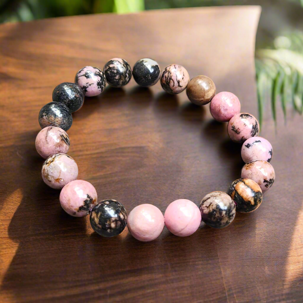 Rhodonite Bracelet 10 mm