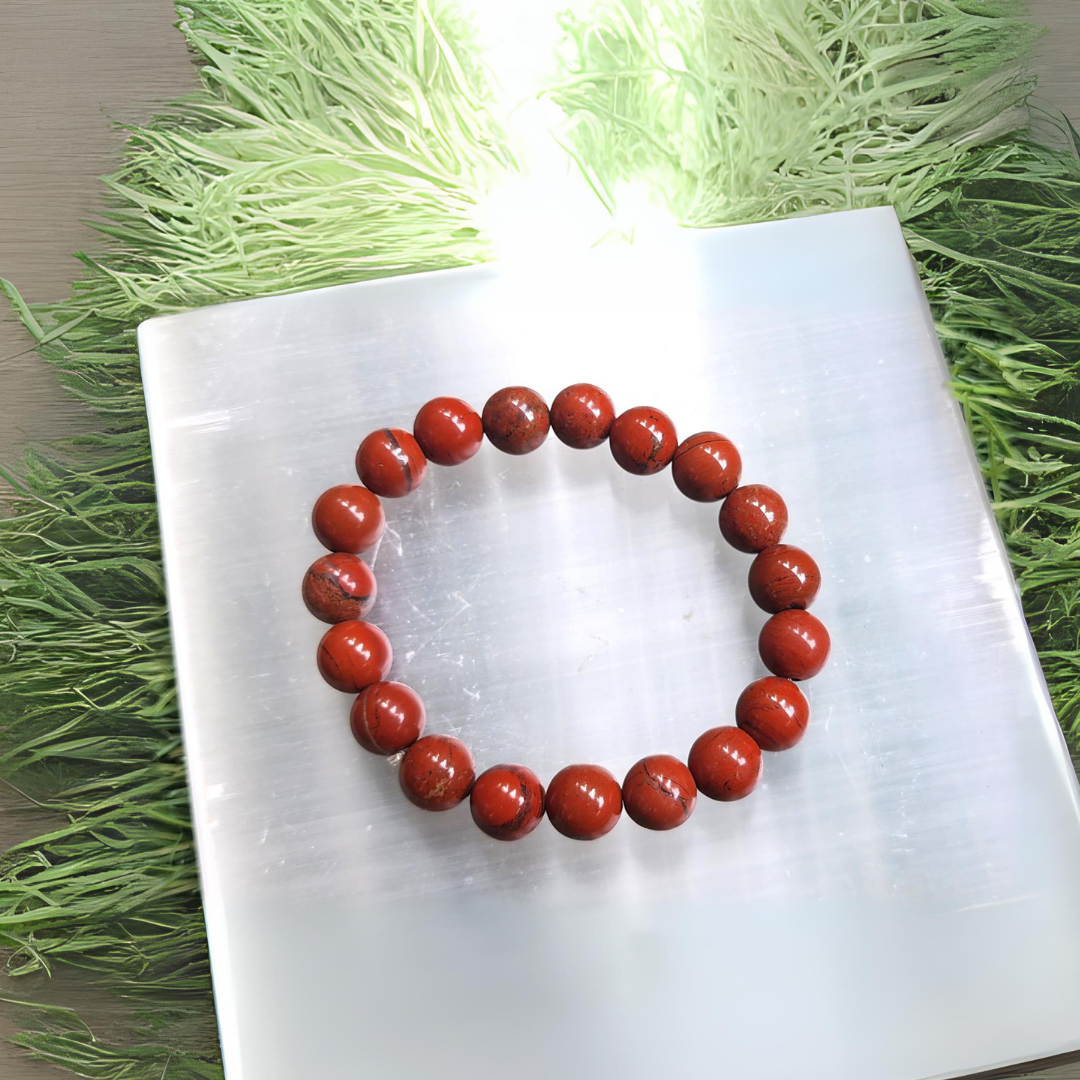 Red Jasper Bracelet 10mm