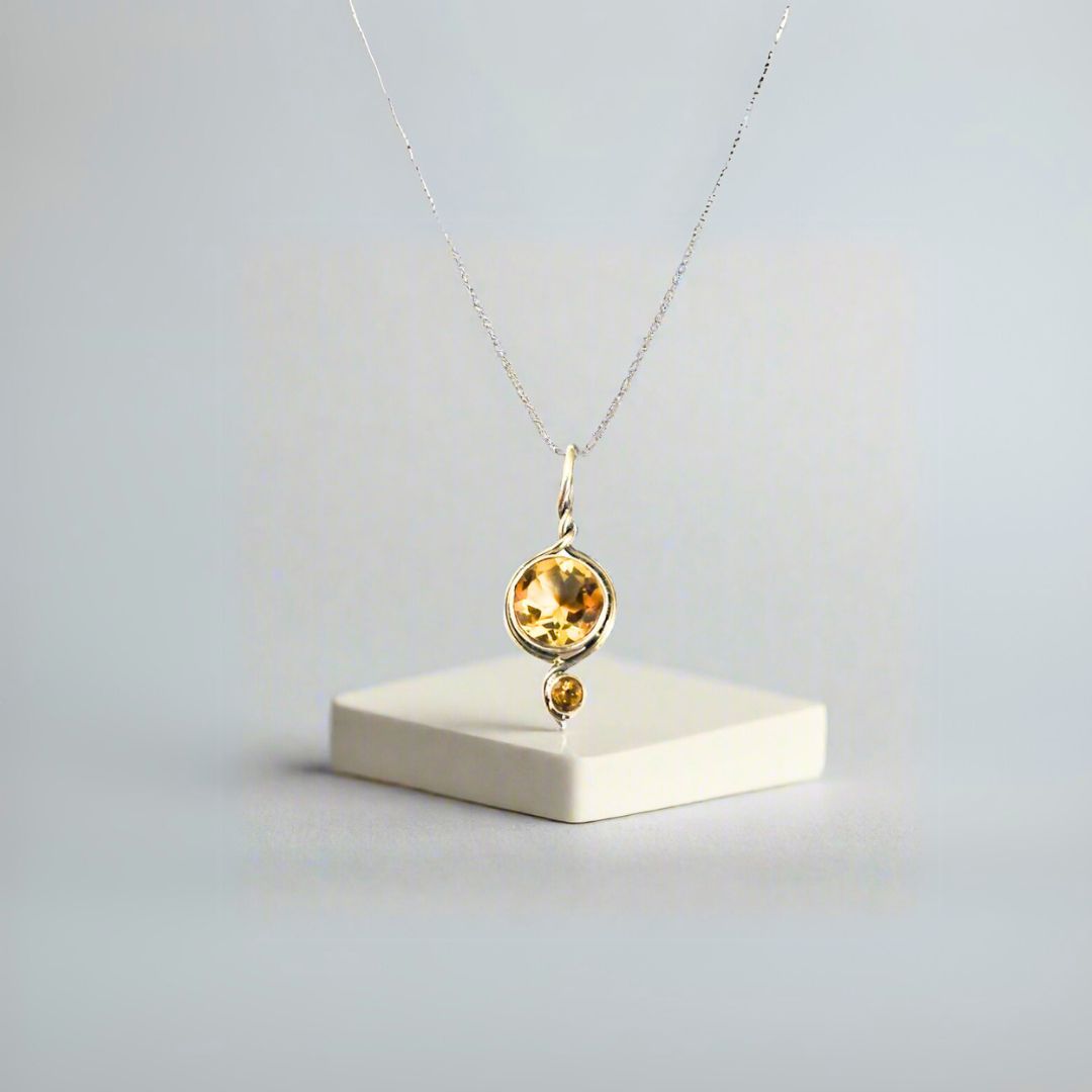 Citrine Gemstone Pendant