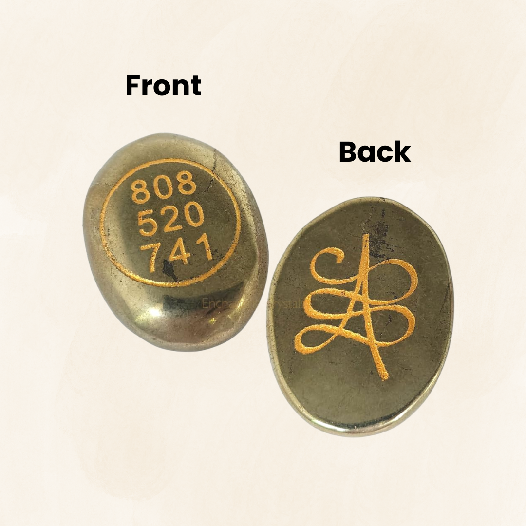Pyrite Zibu Symbols Coin