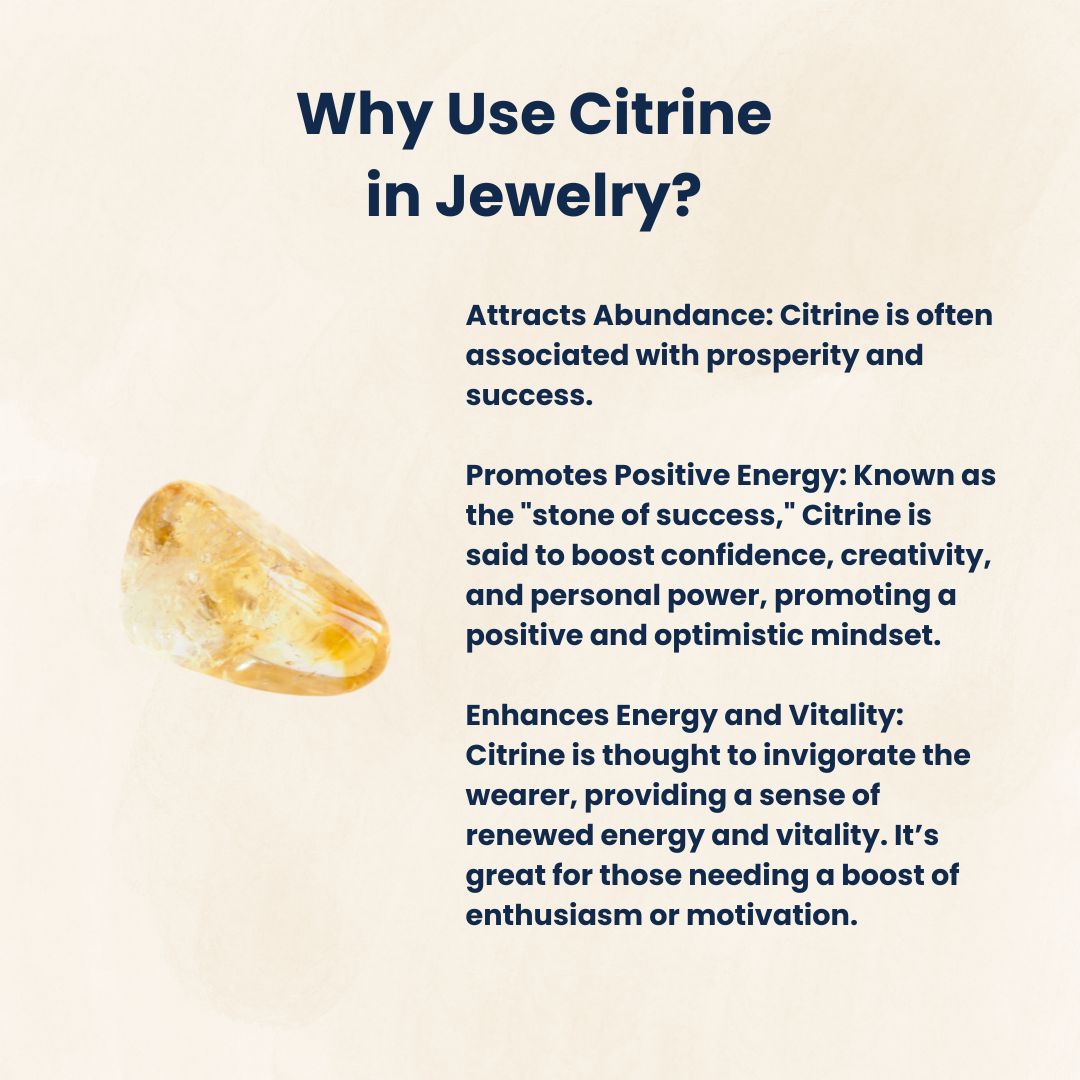 Citrine Gemstone Pendant