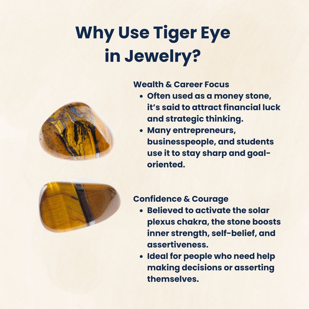 Natural Tiger's Eye Pendant – Certified Healing Crystal for Luck, Wealth & Confidence
