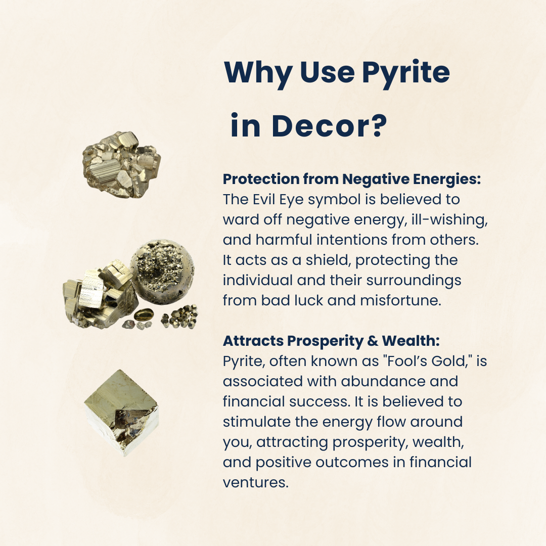 Evil Eye with Pyrite, Door & Car hanger