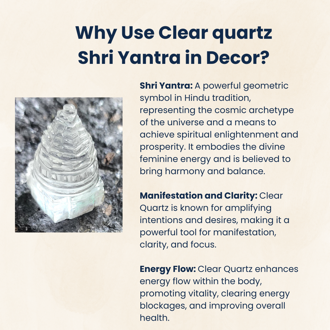 Sphatik Shree Yantra 1 "