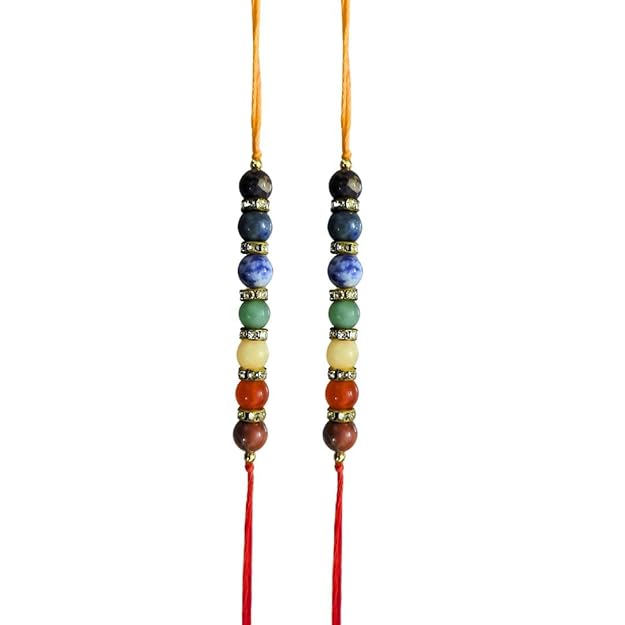 Soulwise Designer 7 Chakra Rakhi for Brother – 1 Pc |