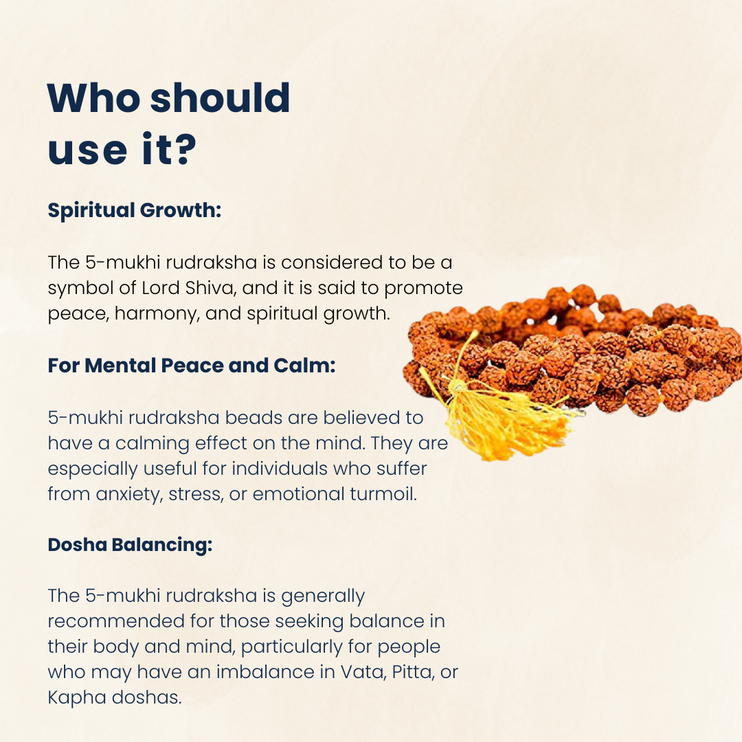 Panchmukhi Rudraksh Jaap Mala | ๐ฟ๐ฆ๐ต๐ฟ๐ฎ๐๐ฎ๐ป ๐ฆ๐ฝ๐ฒ๐ฐ๐ถ๐ฎ๐น๐ฟ