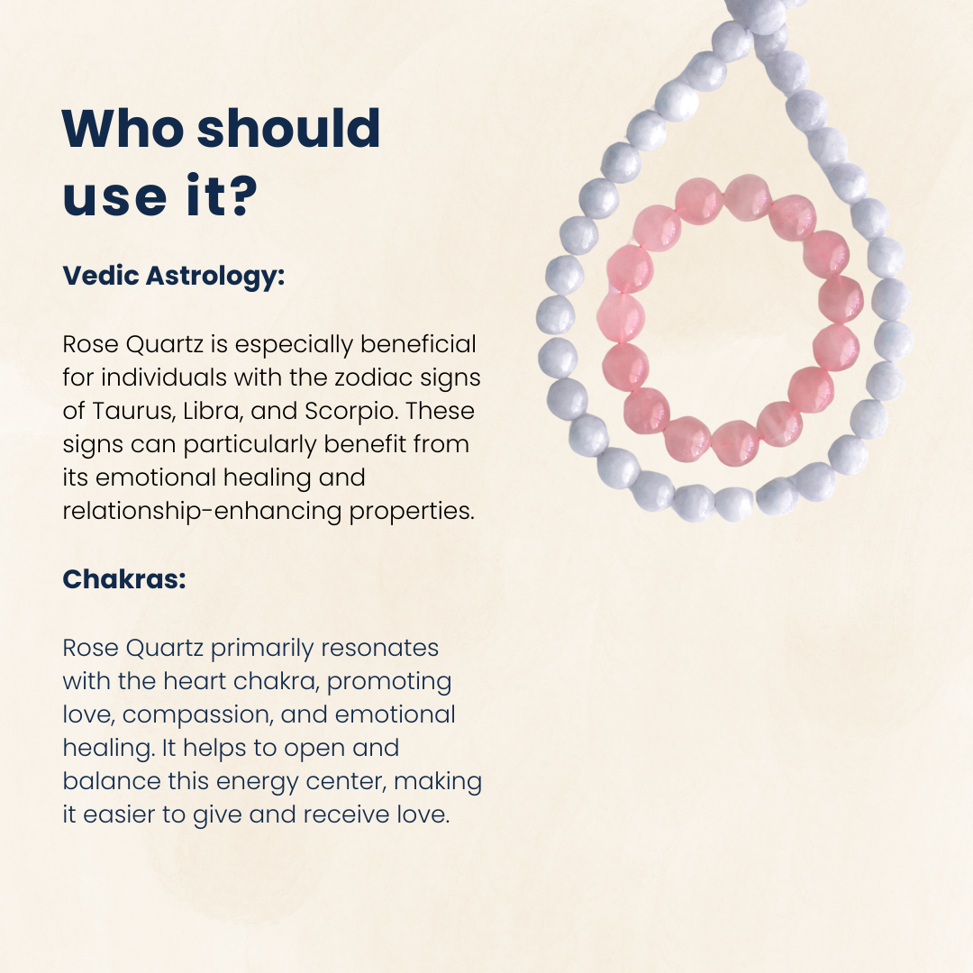 गुलाब क्वार्ट्ज स्टोन कंगन