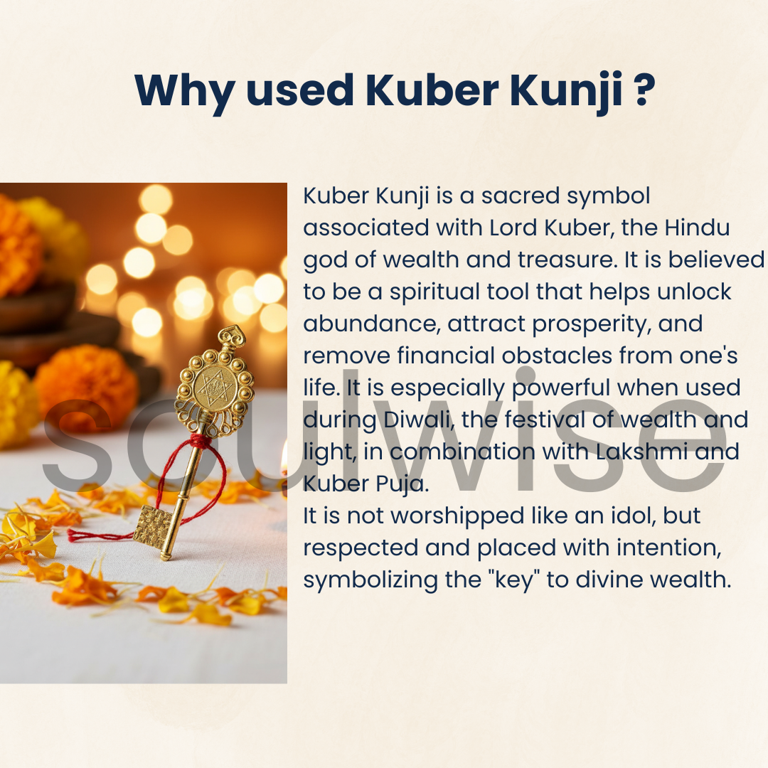 Diwali Kuber Kunji – Golden Key for Wealth, Prosperity & Vastu | Lakshmi Kuber Puja Item .