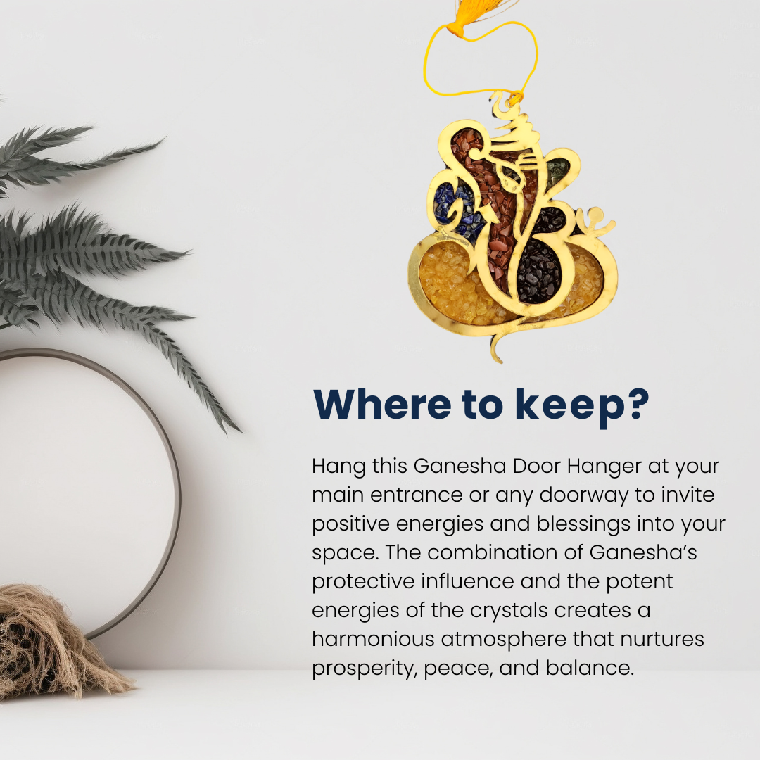 7 Chakra Ganpati Hanger, Car Hanging, Entrance Hanging
