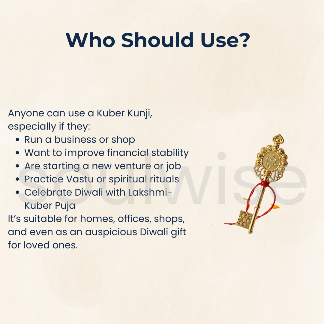 Diwali Kuber Kunji – Golden Key for Wealth, Prosperity & Vastu | Lakshmi Kuber Puja Item .