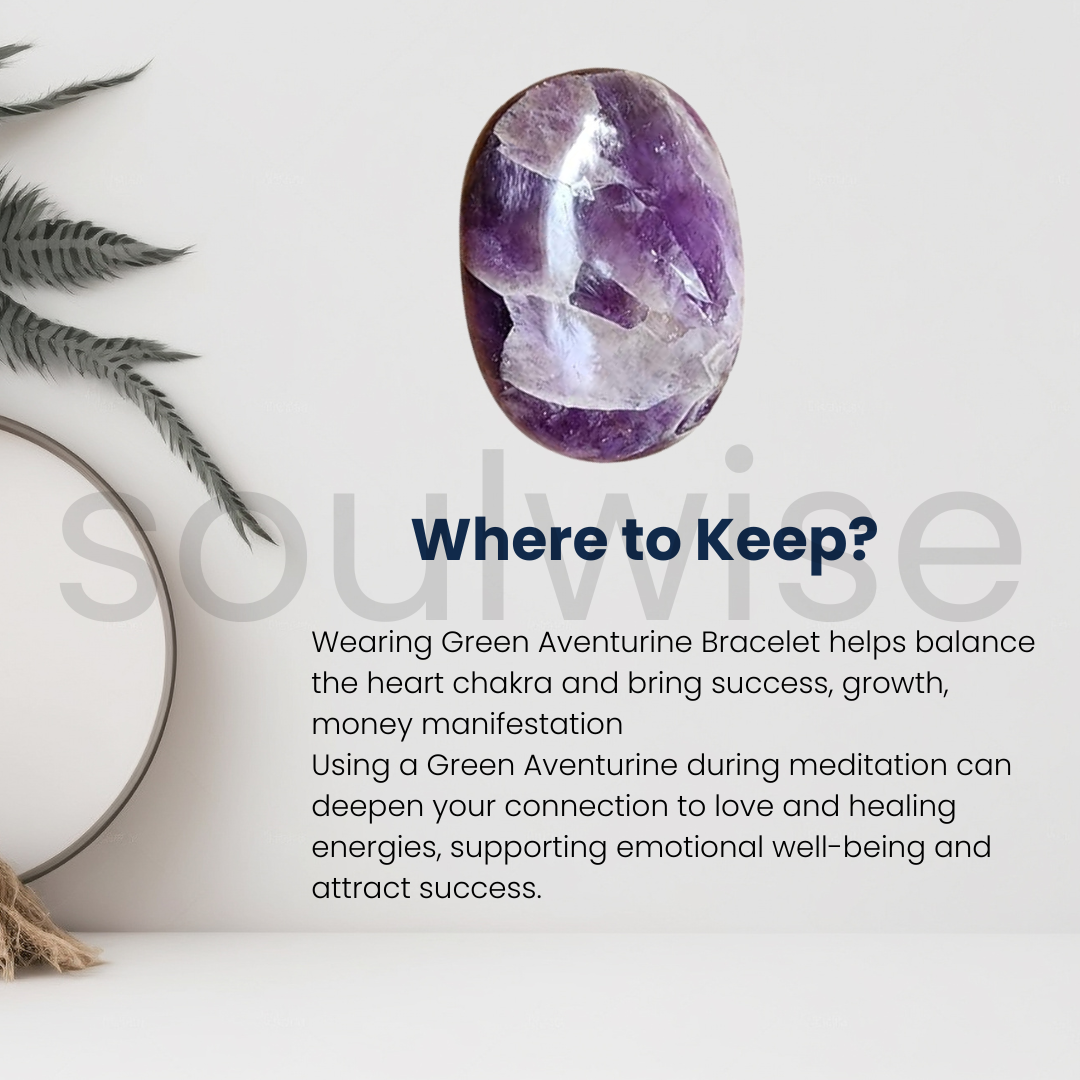 Natural Amethyst Palm Stone – Healing Crystal for Meditation, Stress Relief & Energy Balancing – Pocket-Sized Worry Stone