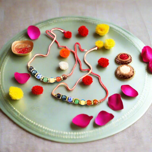 Soulwise Designer 7 Chakra Rakhi for Brother – 1 Pc |