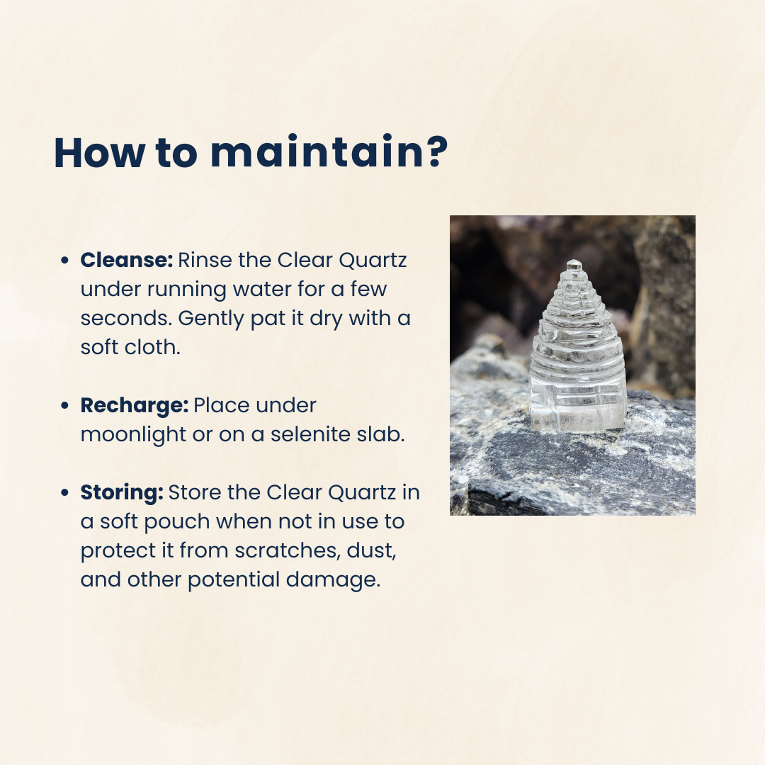 Sphatik Shree Yantra 1 "