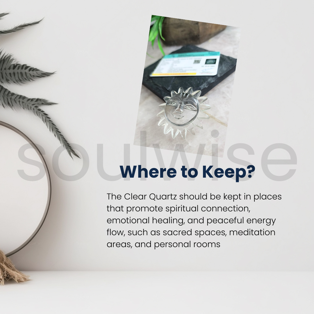 Clear Quartz Sun