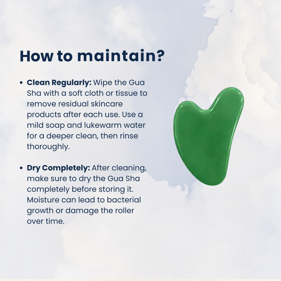 जेड गुआ शा फेस मसाज टूल