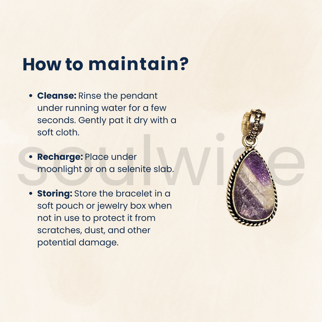 Raw Chevron Amethyst Teardrop Pendant – Natural Rough-Cut Purple & White Quartz Crystal Necklace Charm