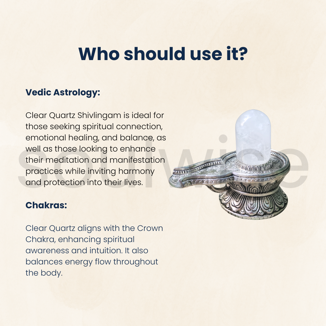 Premium Clear Quartz Shivaling with Silver Plated Base - 600g Sacred Spiritual Artifact for Meditation & Worship. 📿𝗦𝗵𝗿𝗮𝘃𝗮𝗻 𝗦𝗽𝗲𝗰𝗶𝗮𝗹📿