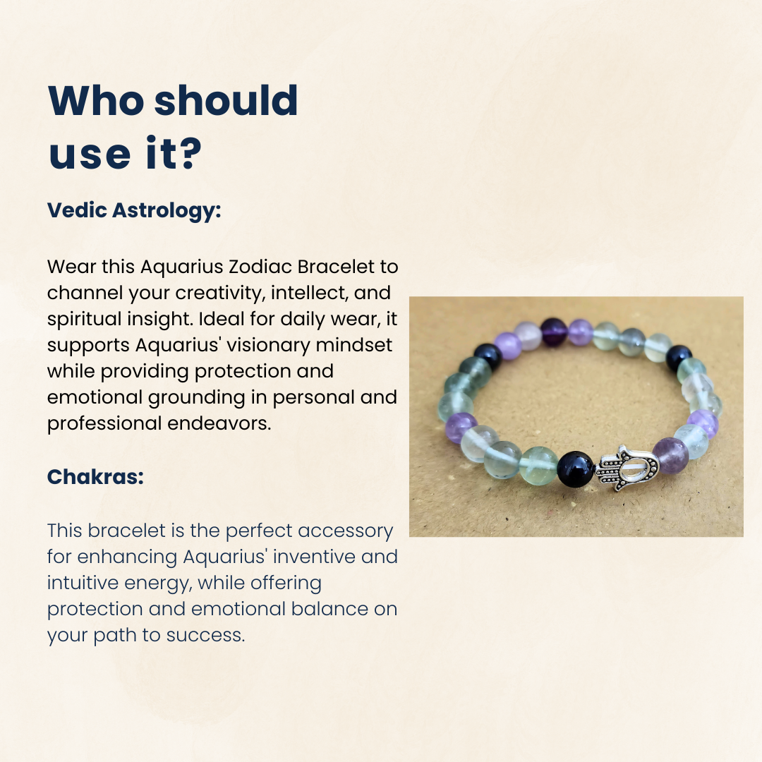 कुंभ हीलिंग ब्रेसलेट