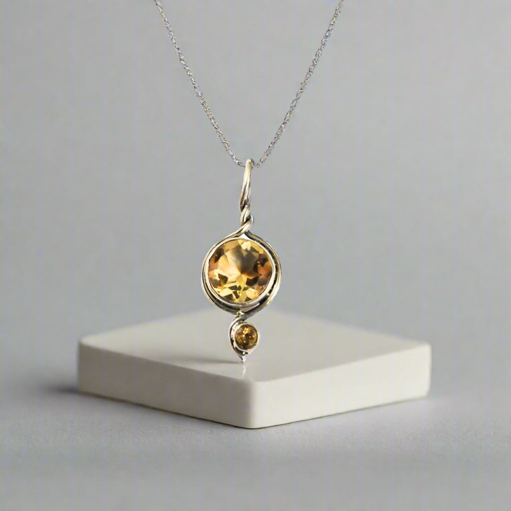 Citrine Gemstone Pendant