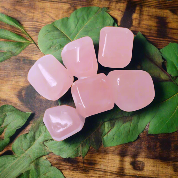 Rose Quartz Tumble (Harmony in love Relationships)6pcs