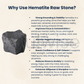 Hematite Raw Natural Stone – Unpolished Grounding Crystal for Protection, Stability & Mental Focus | Root Chakra Healing Stone (50g)