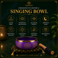 Singing Bowl 4 inch,Set for Meditation, Sound Healing & Mindfulness | Handcrafted Tibetan Meditation Bowl with Striker & Cushion