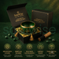 Green Singing Bowl – Handcrafted Meditation Bowl for Sound Healing, Chakra Balancing, Yoga & Spiritual Wellness (5.5 Inch)