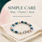 Gemini Zodiac Crystal Bracelet with Hamsa Hand Charm – Certified Natural Multi-Stone 9mm Beads