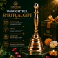 Brass Hand Bell (Ghanti) for Puja & Aarti | Traditional Temple Bell for Home Mandir, Meditation & Spiritual Rituals