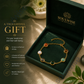 Natural Multi-Stone Healing Crystal Anklet/Bracelet | Gold-Tone Adjustable Gemstone Bracelet for Positive Energy