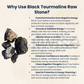 Black Tourmaline Raw Natural Stone – Unpolished Protection Crystal for Grounding, Energy Shield & Negativity Protection (50g)
