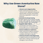 Green Aventurine Raw Natural Stone – Unpolished Healing Crystal for Luck, Prosperity & Emotional Balance | Heart Chakra Energy Stone (50g)