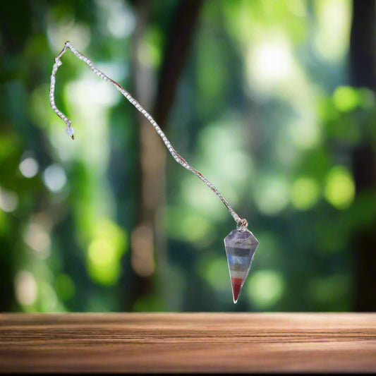 Seven Chakra crystal Dowsing Pendulum