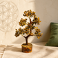 Tiger Eye Crystal Tree 8 Inch – Golden Brown Gemstone Tree for Home Décor, Office Desk & Spiritual Gifting