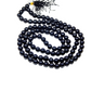 Soulwise Black Agate Mala Beads 108 – (Handmade Gemstone Japa Mala for Men & Women).