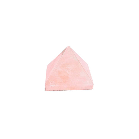 Rose Quartz Pyramid – Small Natural Crystal Pyramid for Love, Healing & Energy Balancing