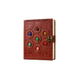7 Chakra Crystal Manifestation Journal – Leather Bound 8" × 6" Notebook for Gratitude, Goal Setting & Daily Reflection