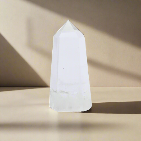 Clear Quartz free form Tower