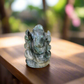 SoulwiseLabradorite Ganesha Idol – 7 cm | Hand-Carved Crystal Ganesh Statue for Intuition, Protection & Energy Healing