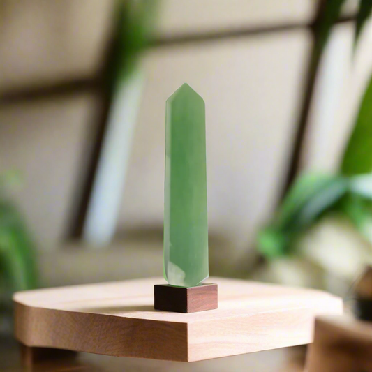 ग्रीन एवेंट्यूरिन टॉवर 3"