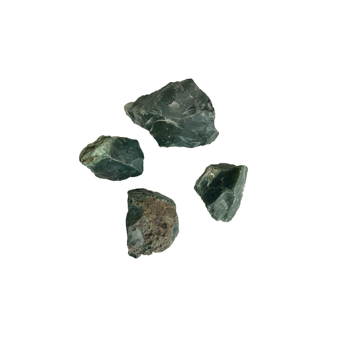 Bloodstone Raw Natural Crystal – Unpolished Healing Stone for Strength, Courage & Vitality | Grounding Root Chakra Energy (50g)