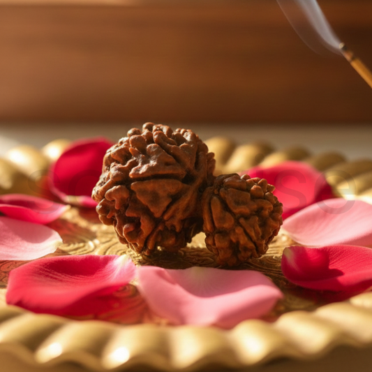 Rare Antique Collector Garbh Gauri Rudraksha – Unique Natural Sacred Bead (Premium Grade)